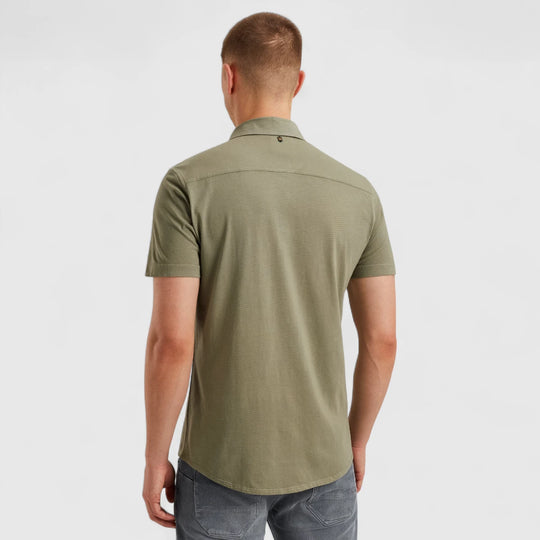 PSIS2505226-6170 PME Legend Shirt Yarn Dyed Jersey Stripe Shadow
