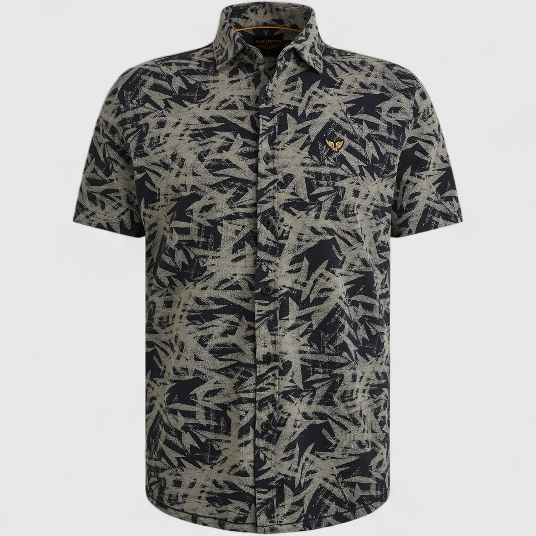 PSIS2505228-5281 PME Legend Shirt Print On Jersey Pique Salute