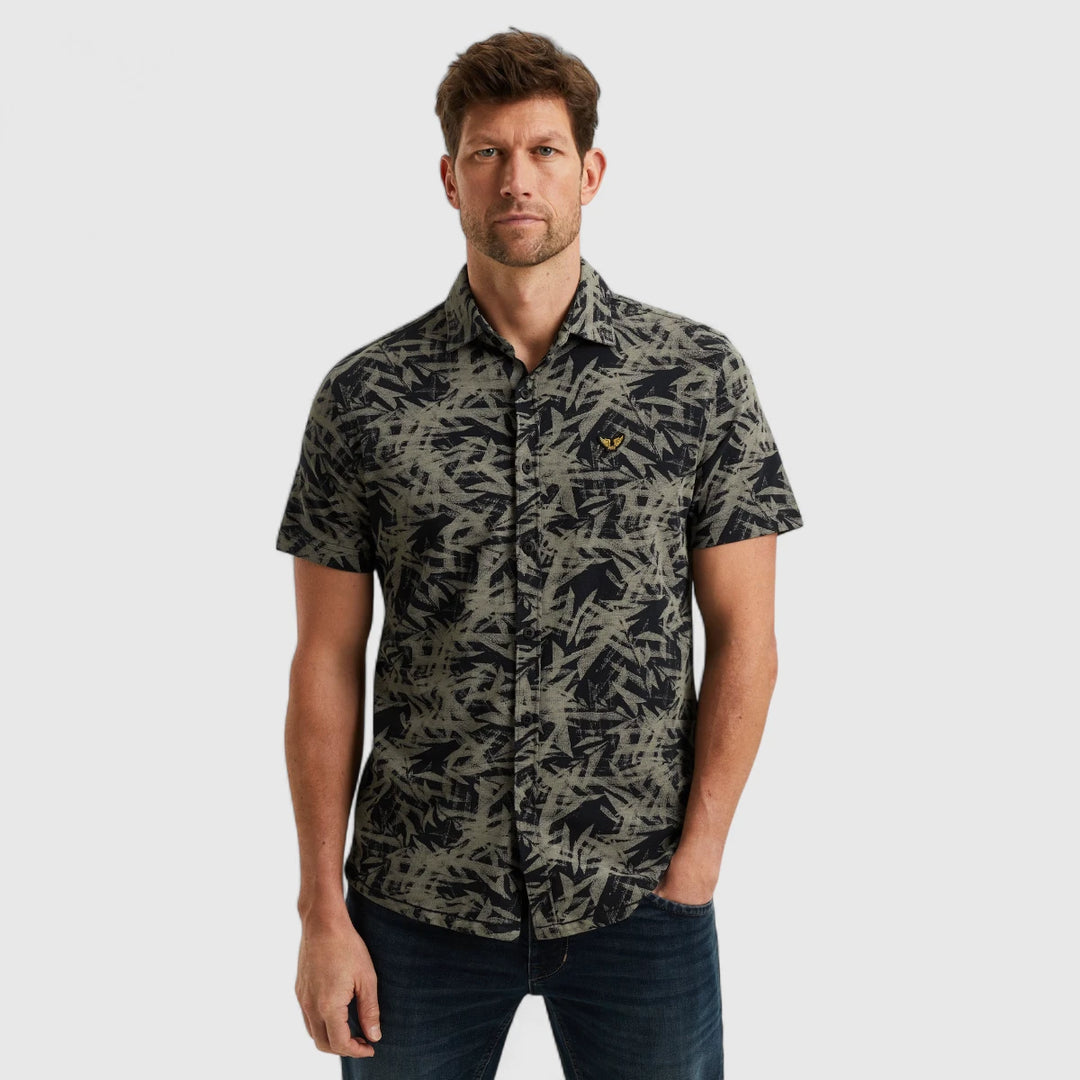 PSIS2505228-5281 PME Legend Shirt Print On Jersey Pique Salute