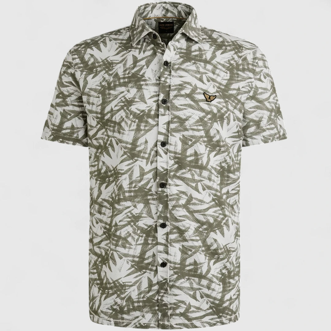 PME Legend Shirt Print On Jersey Pique