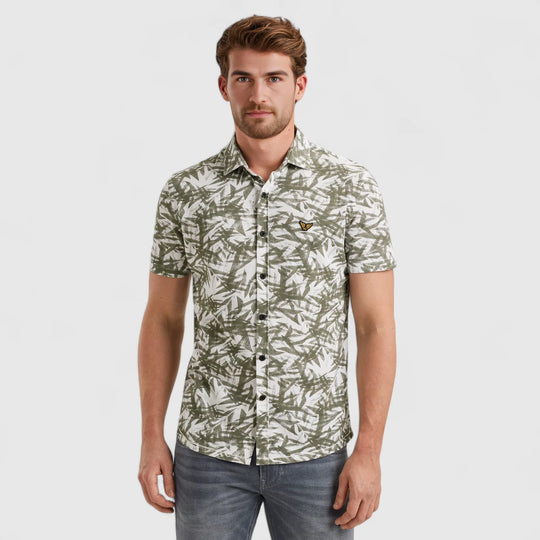 PME Legend Shirt Print On Jersey Pique