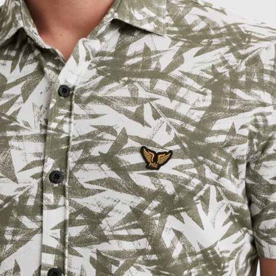 PME Legend Shirt Print On Jersey Pique