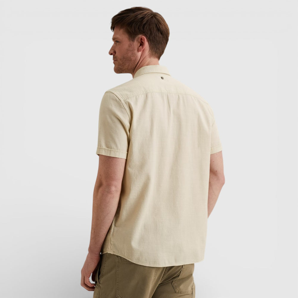 PSIS2603268-7013 PME Legend Overhemd van Slub Katoen Bone White / Wit