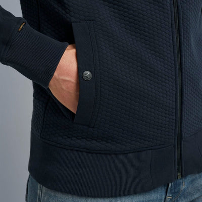 psw2308430 5281 zip jacket jacquard interlock sweat pme legend vest crop7