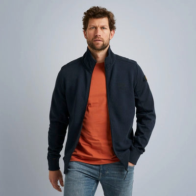 psw2308430 5281 zip jacket jacquard interlock sweat pme legend vest crop3