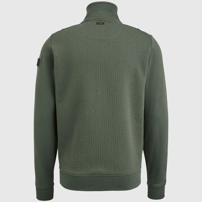 Zip Jacket Jacquard Interlock Sweat Sweater