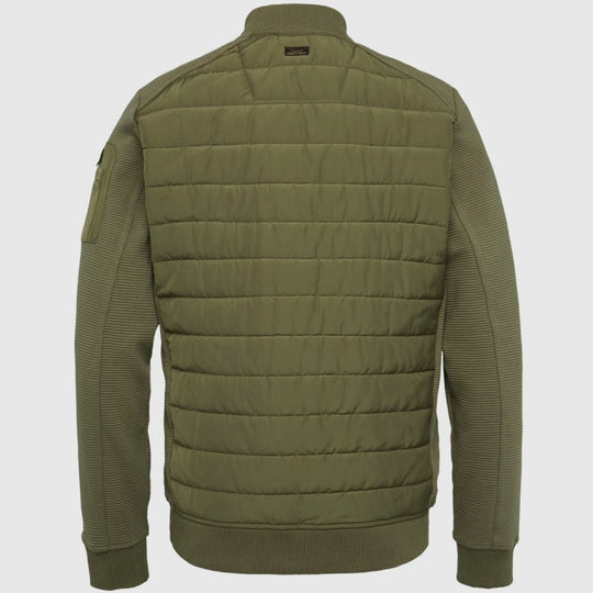 psw2308432 8036 zip jacket ottoman mixed padded nylon pme legend vest back
