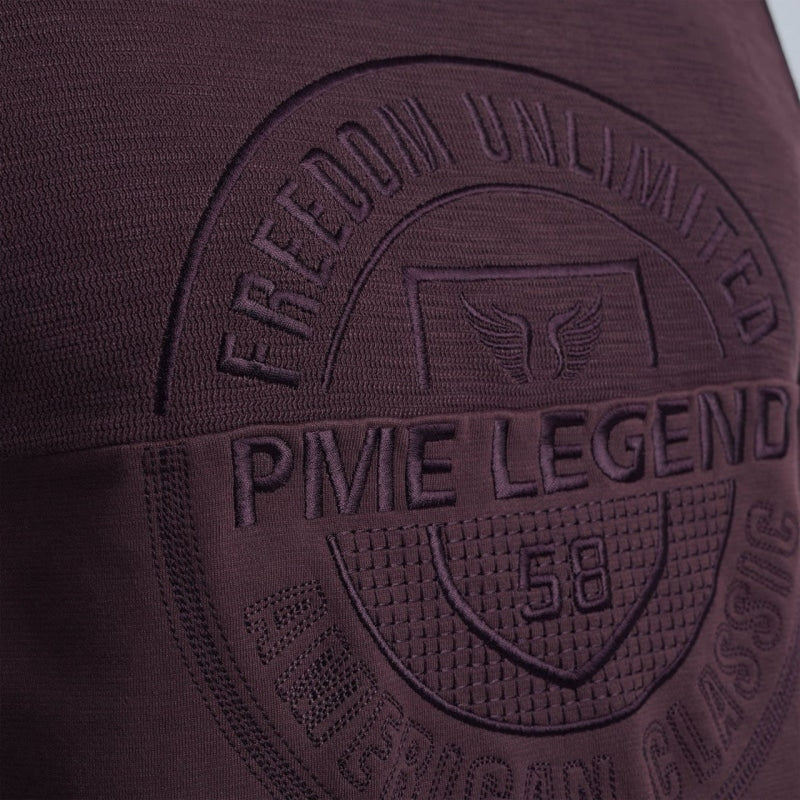 Crewneck Slub Look Jacquard Sweat Sweater