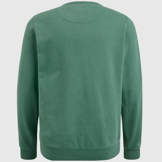 psw2311461 6130 aviator terry with spray pme legend sweater green back