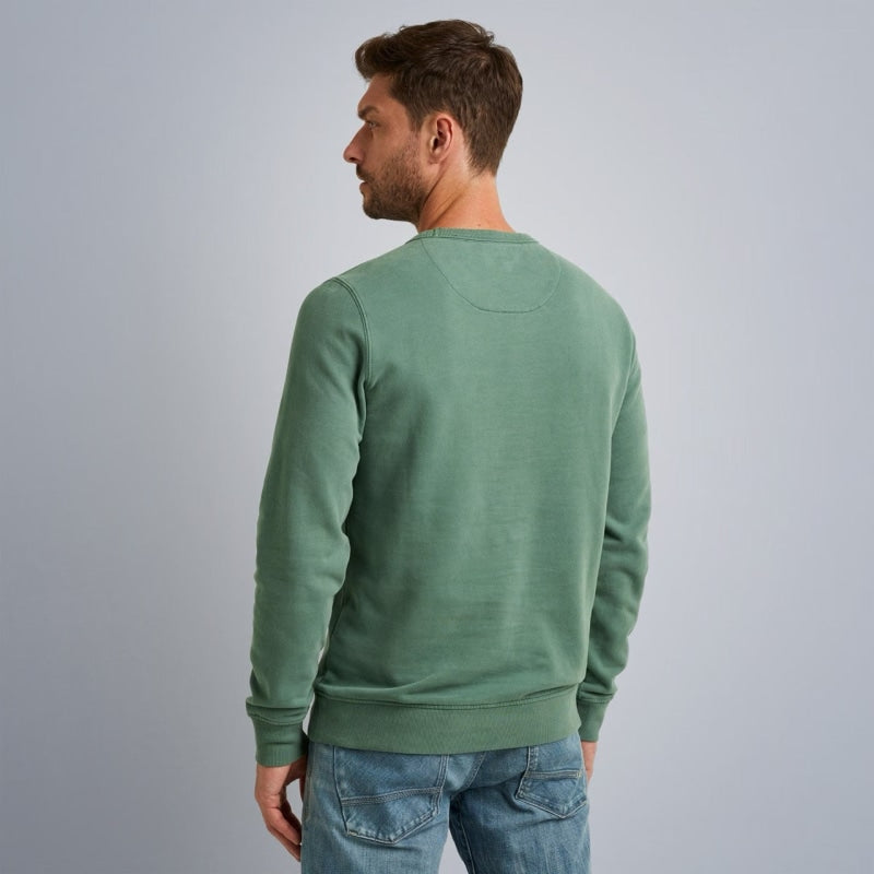 psw2311461 6130 aviator terry with spray pme legend sweater green crop5