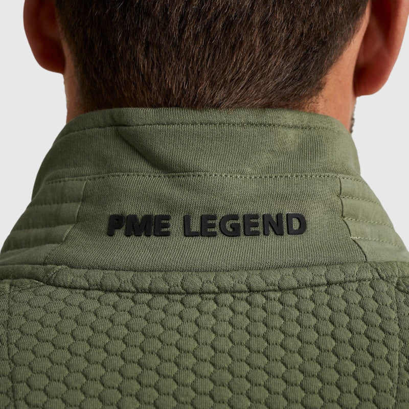 psw2402410-6149 zip jacket jacquard interlock sweat pme legend vest crop5