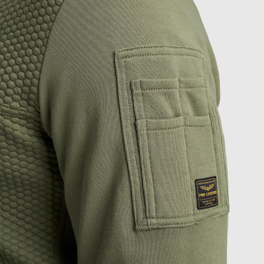 psw2402410-6149 zip jacket jacquard interlock sweat pme legend vest crop3