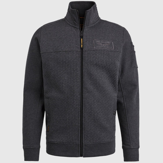 psw2402410-996 zip jacket jacquard interlock sweat pme legend vest crop6