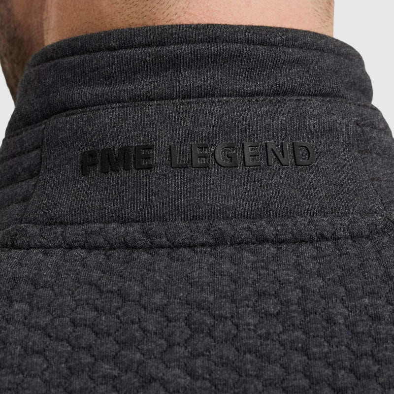 psw2402410-996 zip jacket jacquard interlock sweat pme legend vest crop2