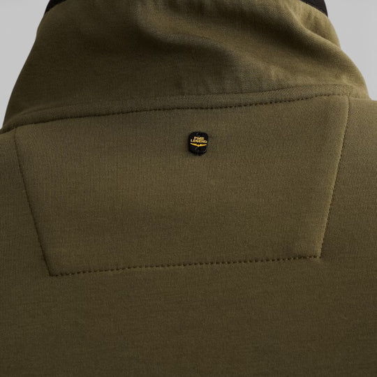 PSW2602476-6415 PME Legend Zip Jacket Jacquard Interlock Sweat Ivy Green / Groen