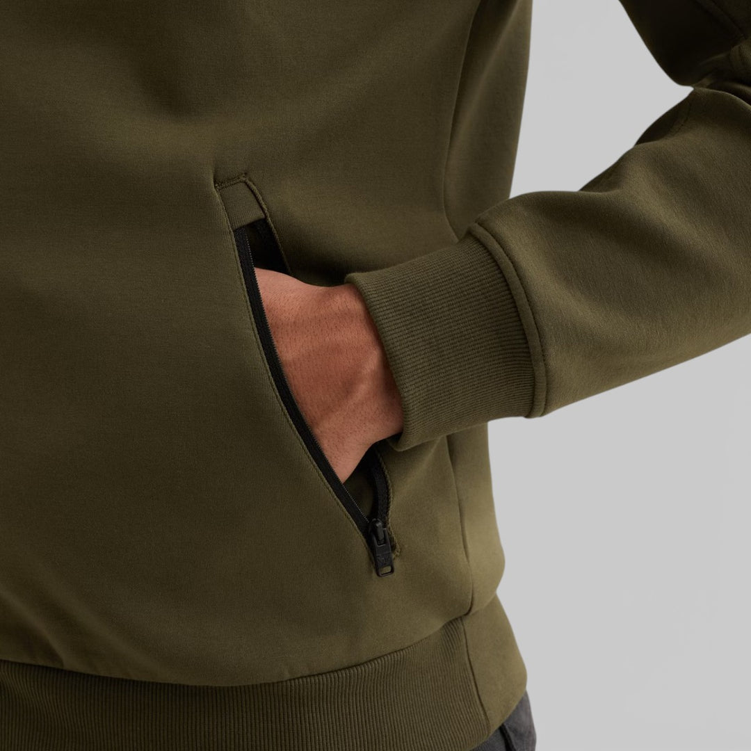 PSW2602476-6415 PME Legend Zip Jacket Jacquard Interlock Sweat Ivy Green / Groen