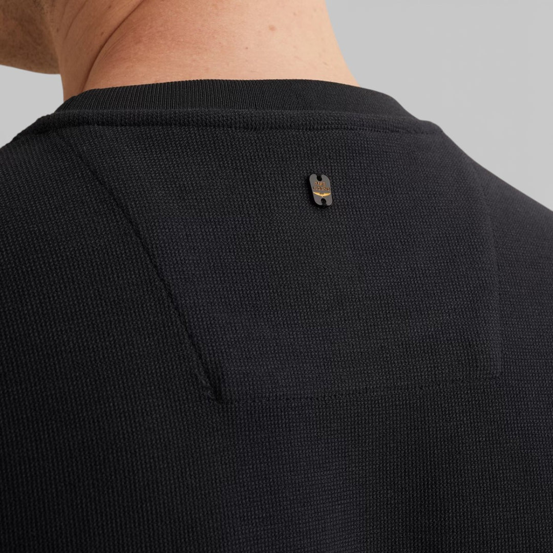 PSW2602485-5281 PME Legend Sweater Crewneck Cotton Blend Salute / Donkerblauw