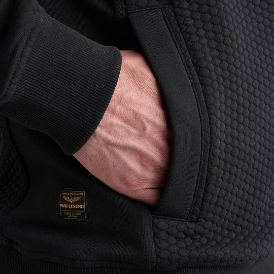 PME Legend Vest Jacquard met Flight Pocket in Salute / Blauw, productfoto 8