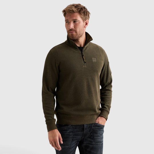 PME Legend Sweater Half Zip met Flight Pocket