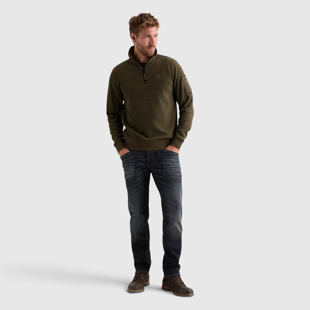 PME Legend Sweater Half Zip met Flight Pocket