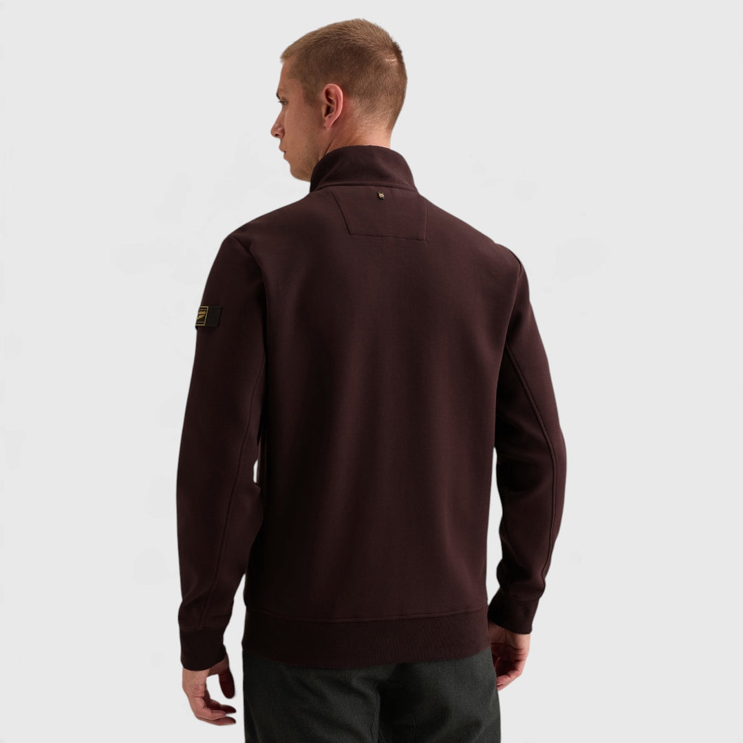 PSW2610475-4357 PME Legend Vest Interlock Dark Aubergine / Donker auberginepaars