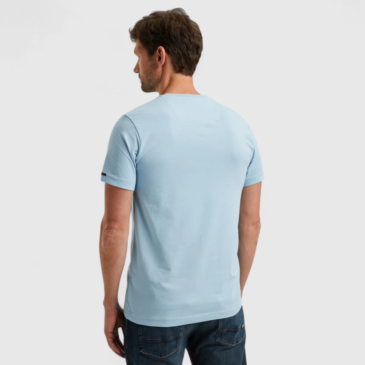 PTSS0000555-5326 PME Legend Short Sleeve Round Neck Guyver T-Shirt Airy Blue / Lichtblauw