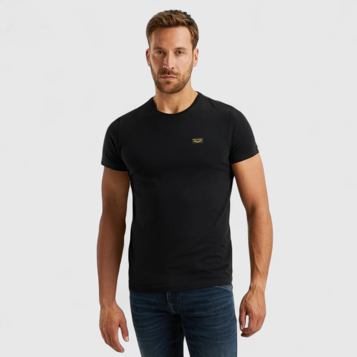 round neck guyver t-shirt ptss0000555 999 pme legend shirt black