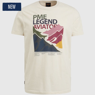 ptss2308562 7013 round neck single jersey pme legend t-shirt bone white