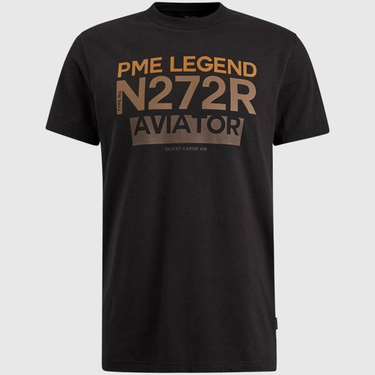 ptss2310582 999 round neck single jersey pme legend t-shirt black