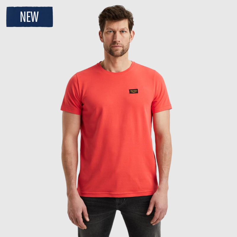 ptss2403599-3062 round neck guyver t-shirt pme legend shirt pink