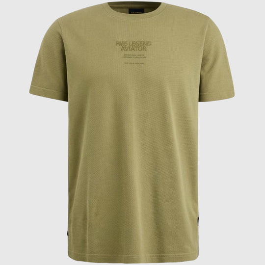 PTSS2408564-6399 PME Legend Short Sleeve Round Neck Textured Jersey
