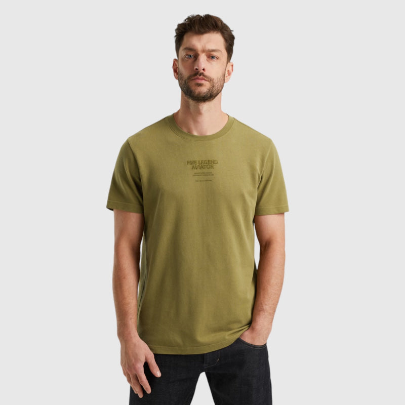 PTSS2408564-6399 PME Legend Short Sleeve Round Neck Textured Jersey