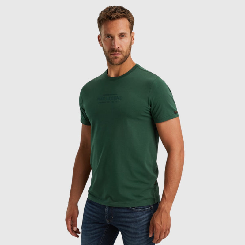 PTSS2409566-6143 PME Legend Short Sleeve Round Neck Cotton Elastane Jersey