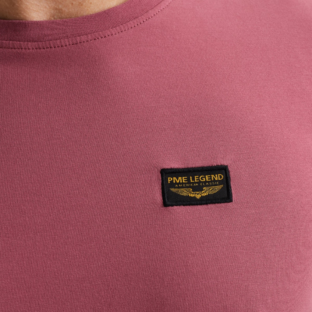 PTSS2502599-3211 PME Legend Short Sleeve Round Neck Guyver T-Shirt rose wine