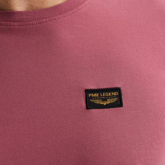 PTSS2502599-3211 PME Legend Short Sleeve Round Neck Guyver T-Shirt rose wine