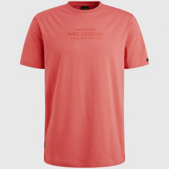 PTSS2504584-3067 PME Legend Round Neck Cotton Elastane Jersey Porcelain Rose