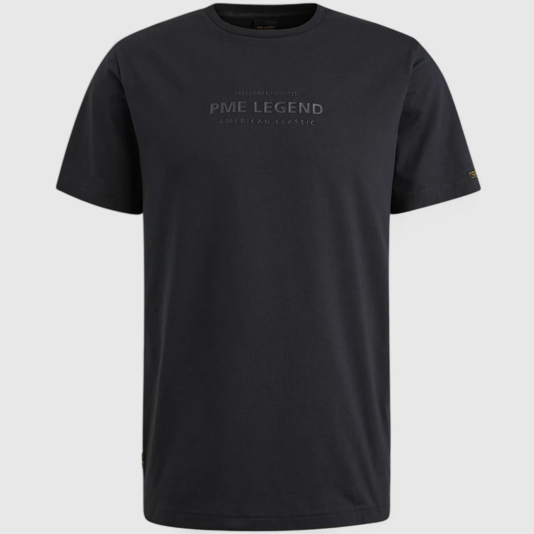 PTSS2504584-5281 PME Legend Round Neck Cotton Elastane Jersey Salute/Navy