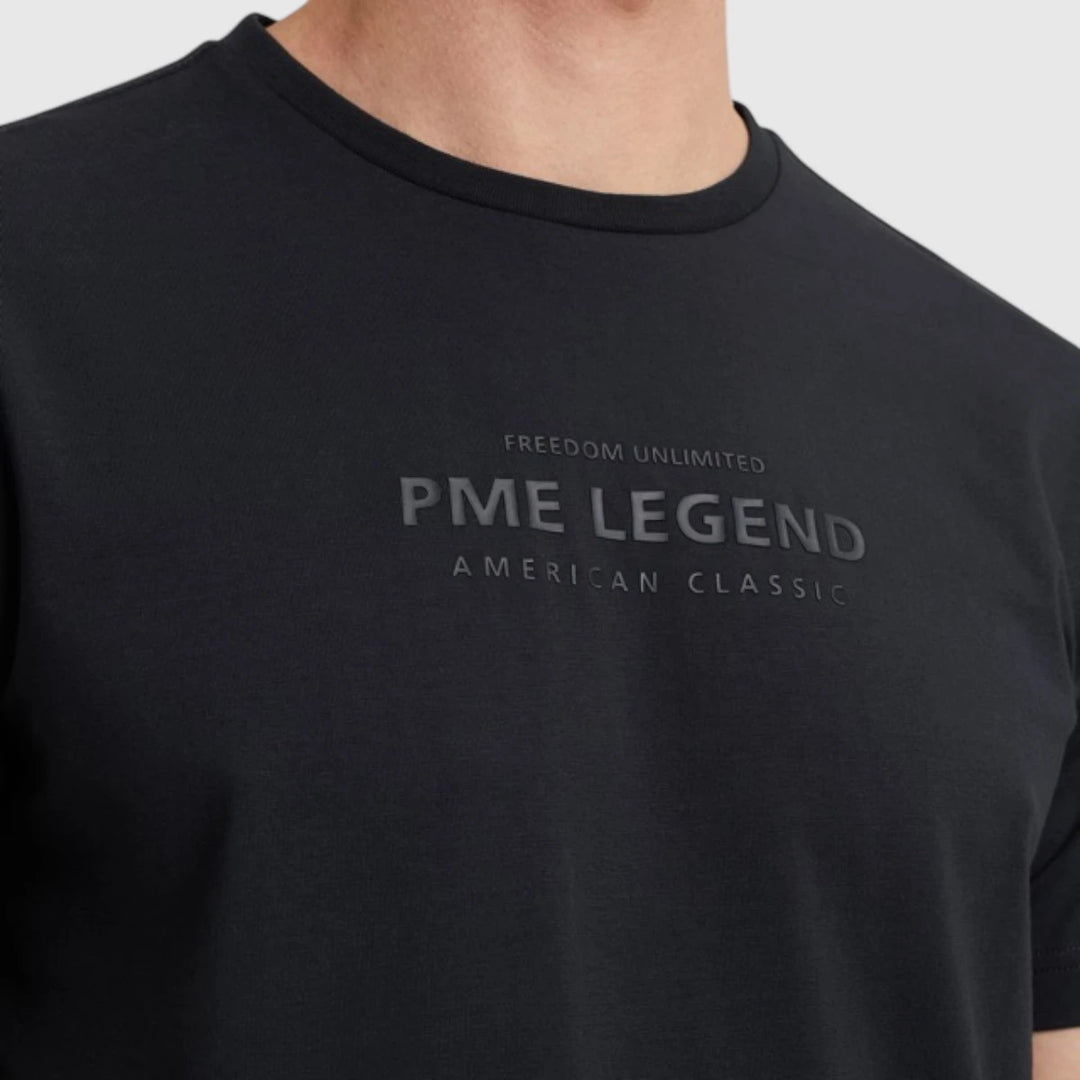 PTSS2504584-5281 PME Legend Round Neck Cotton Elastane Jersey Salute/Navy