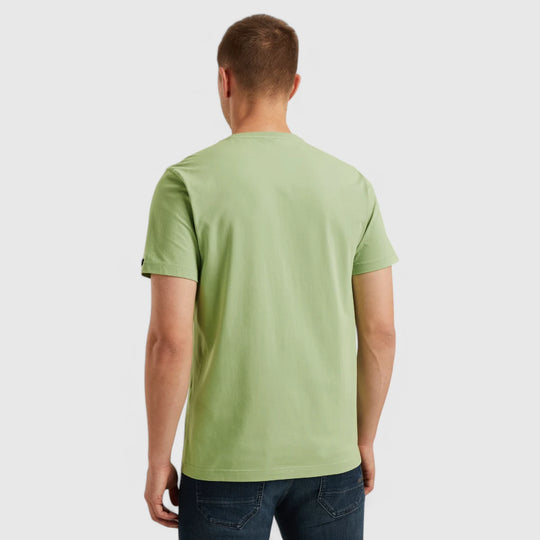 PTSS2504584-6258 PME Legend Round Neck Cotton Elastane Jersey Quiet Green