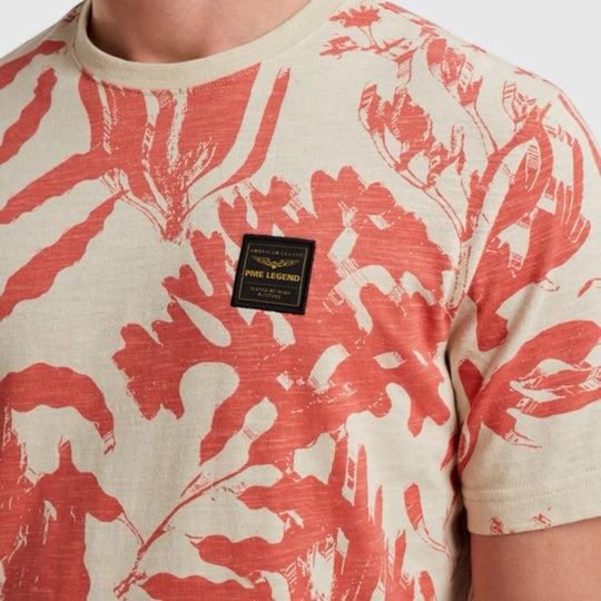 PME Legend T-Shirt Slub Jersey All Over Print