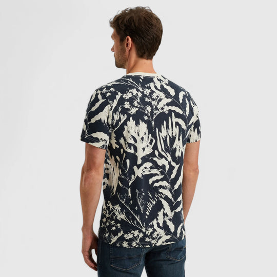 PTSS2504588-5281 PME Legend T-Shirt Slub Jersey All Over Print Salute