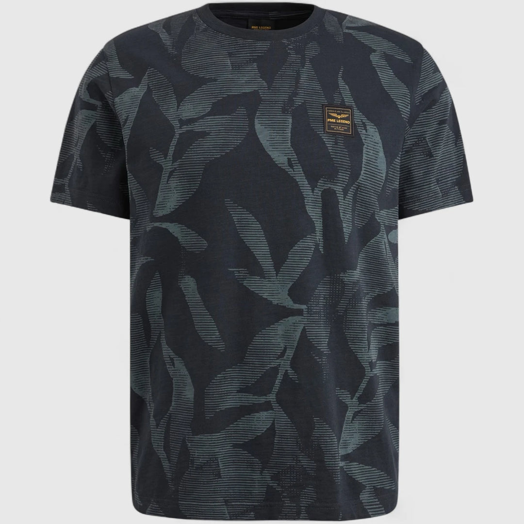 PME Legend T-Shirt Slub Jersey All Over Print