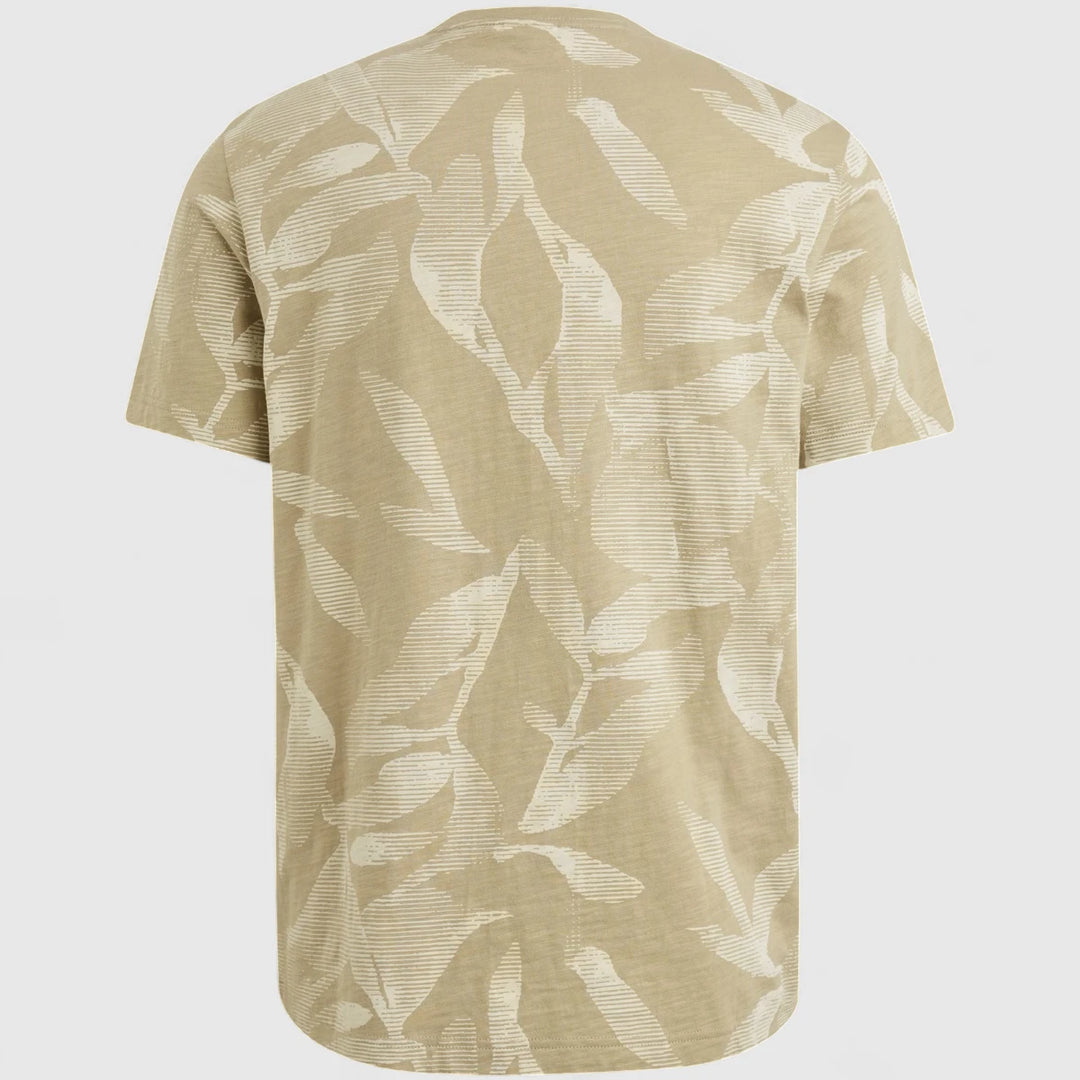 PTSS2504590-6386 PME Legend T-Shirt Slub Jersey All Over Print Gray Green