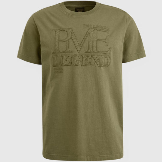 PTSS2504592-6149 PME Legend Round Neck Single Jersey Deep Lichen Green