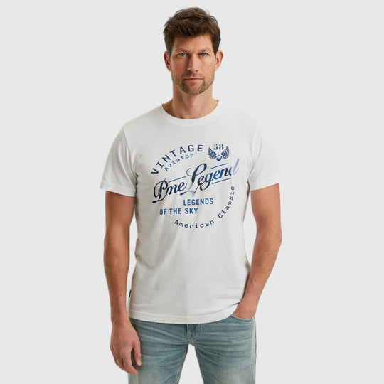 PTSS2504596-7003 PME Legend T-Shirt Jersey Play Bright White