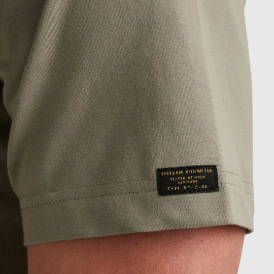 PTSS2505570-6170 PME Legend Round Neck Cotton Elastane Jersey Shadow