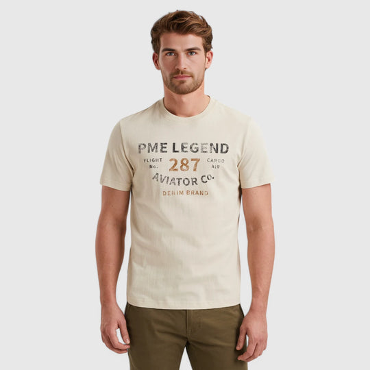 PTSS2506552-7011 PME Legend T-Shirt Open End Jersey Beech