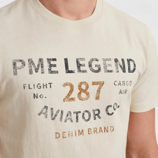 PTSS2506552-7011 PME Legend T-Shirt Open End Jersey Beech