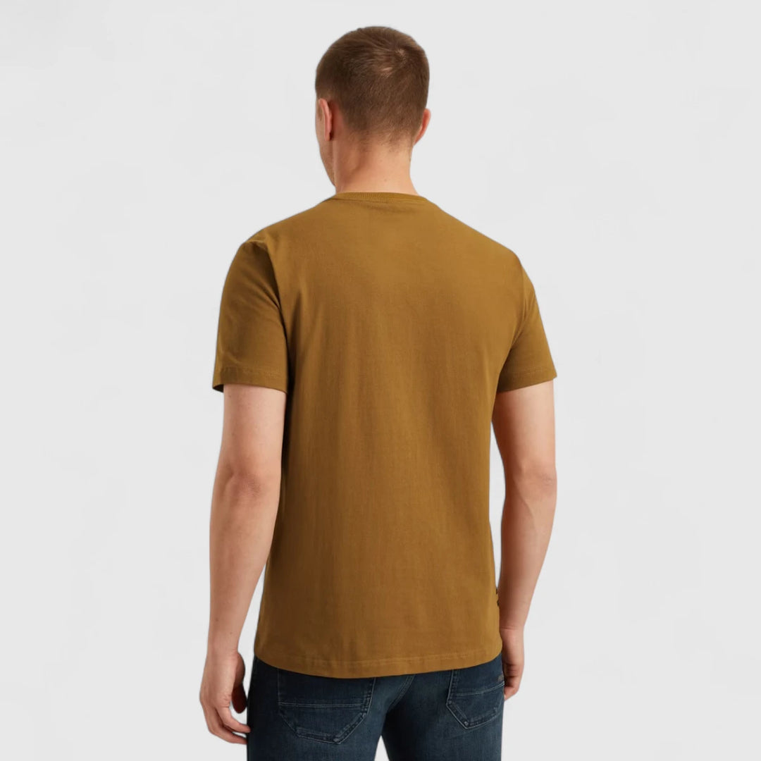 PTSS2506552-8187 PME Legend T-Shirt Open End Jersey Golden Brown