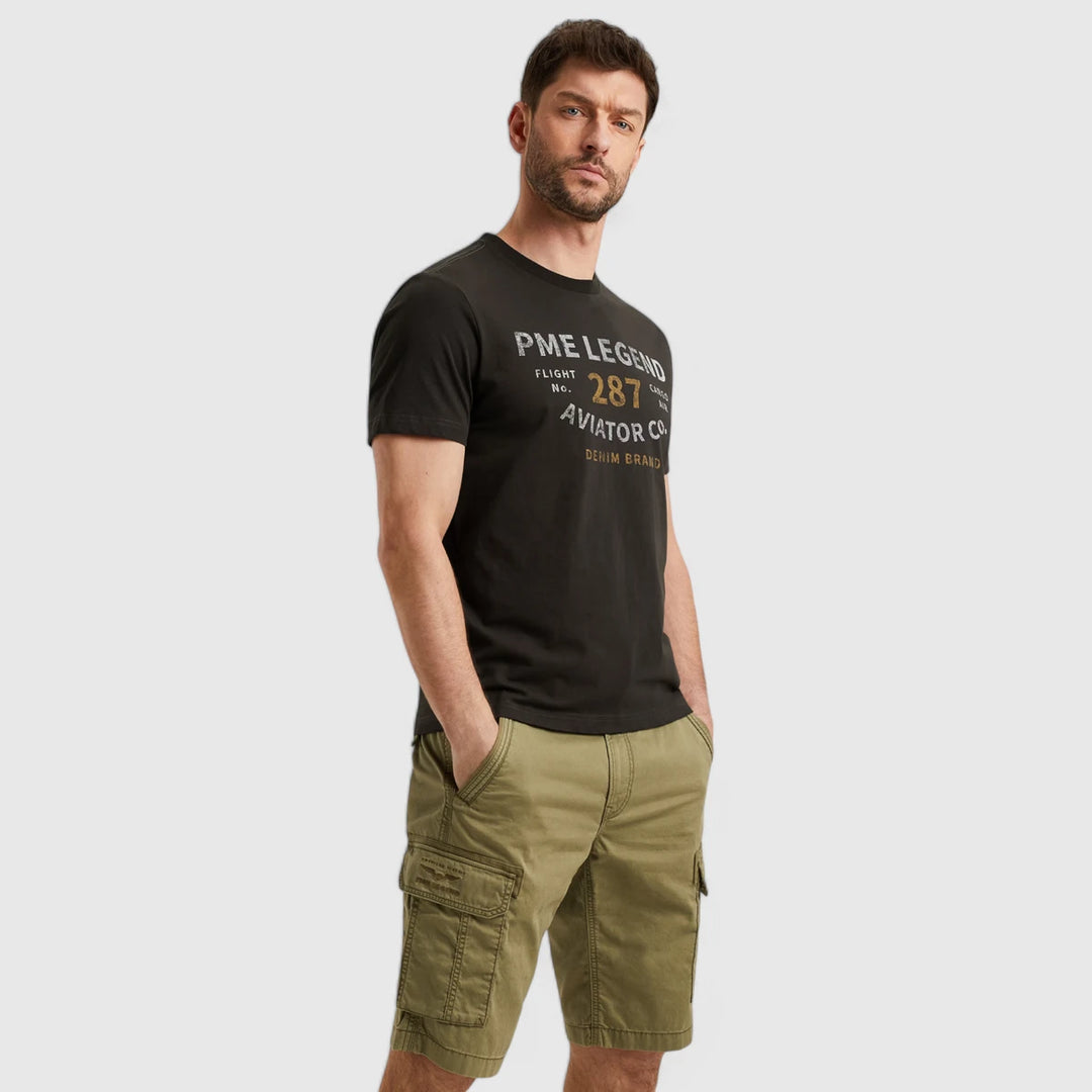 PTSS2506552-9140 PME Legend T-Shirt Open End Jersey Opsidian